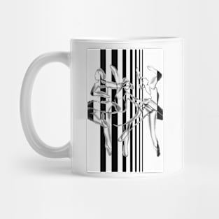 Abstract Dancers Design Mug